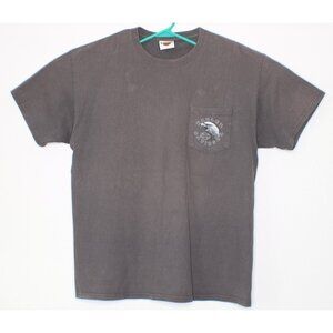 Harley-Davidson Sz Lrg Tombstone Arizona T-shirt Gray Chest Pocket Graphic Print